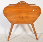 MID 20TH CENTURTY BEECH WOOD SEWING BOX