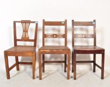 GROUP OF 19TH CENTURY WELSH OAK CHAIRS