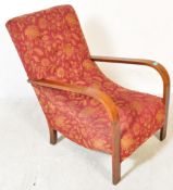 ART DECO CIRCA 1930S BANANA BENTWOOD ARM CHAIR