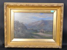 19TH CENTURY HIGHLAND SCENE PAINTING - HOOK