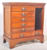 EDWARDIAN PEDESTAL MAHOGANY MUSIC / FILING CABINET