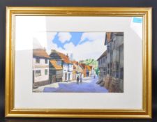 DAPHNE PADDEN - COUNTRY VILLAGE WATER COLOUR PAINTING