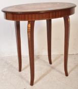 KINGWOOD & BURR WALNUT SORRENTO WARE MUSICAL TABLE