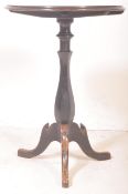 19TH CENTURY TILT TOP SIDE TABLE - FROTTAGE FERN EFFECT
