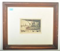 HENRY RAYNER - EARLY 20TH CENTURY (1936) INDUSTRIAL ETCHING
