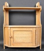 VICTORIAN 19TH CENTURY COUNTRY PINE HANGING CUPBOARD