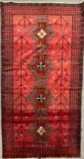 EARLY 20TH CENTURY ISLAMIC NORTHWEST KURDISH FLOOR RUG