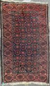 MID 20TH CENTURY PERSIAN ISLAMIC KILIM FLOOR RUG