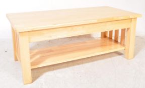 JOHN LEWIS LIGHT OAK COFFEE TABLE