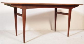 YOUNGERS - MID CENTURY TEAK WOOD REFECTORY DINING TABLE
