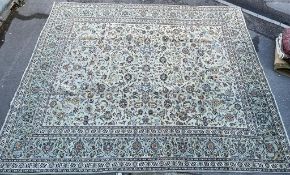 EARLY 20TH CENTURY CENTRAL PERSIAN ISLAMIC KASHAN FLOOR RUG