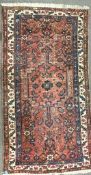 EARLY 20TH CENTURY PERSIAN ISLAMIC HAMADA RUNNER RUG