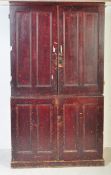 LARGE 19TH CENTURY VICTORIAN CHURCH VESTRY CUPBOARD