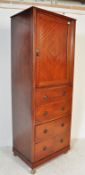 EDWARDIAN MAHOGANY SENTRY BOX WARDROBE CUPBOARD