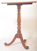 19TH CENTURY GEORGE III MAHOGANY TRIPOD WINE TABLE