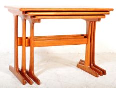 VINTAGE TEAK WOOD NEST OF TABLES