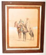 S S RANKIN - WATERCOLOUR PAINTING OF ARAB MEN