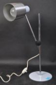MID CENTURY ITALIAN ANGLEPOISE CHROME AND METAL SPOT LAMP