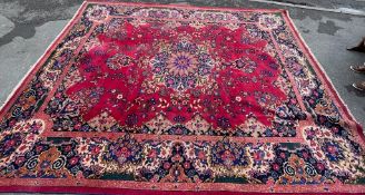 MID 20TH CENTURY MESHED PERSIAN ISLAMIC FLOOR RUG