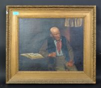 VICTORIAN 19TH CENTURY PORTRAIT PAITING OF GENTLEMAN
