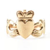 HALLMARKED 9CT GOLD CLADDAGH RING