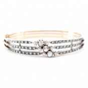 ANTIQUE FRENCH DIAMOND BANGLE