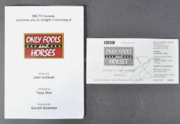 ONLY FOOLS & HORSES - ORIGINAL PRODUCTION PROGRAMME & TICKET