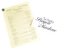 ESTATE OF JOHN CHALLIS - GREEN GREEN GRASS SCRIPT