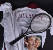 ESTATE OF JOHN CHALLIS - CHALLIS' TENNIS OUTFIT & RACQUET