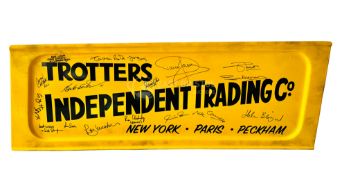 ONLY FOOLS & HORSES - CAST SIGNED TROTTER VAN PANEL