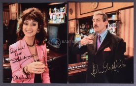 ONLY FOOLS & HORSES - BOYCIE & MARLENE SIGNED PHOTOGRAPHS