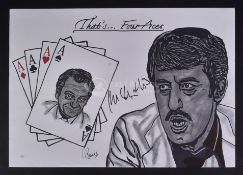ESTATE OF JOHN CHALLIS - FAN ARTWORK - 'THAT'S...FOUR ACES'