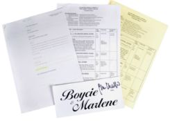 ESTATE OF JOHN CHALLIS - GREEN GREEN GRASS PRODUCTION PAPERWORK
