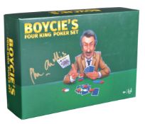ESTATE OF JOHN CHALLIS - SIGNED FOUR KING POKER SET