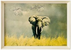 ONLY FOOLS & HORSES - DAVID SHEPHERD 'WISE OLD ELEPHANT' DAVID JASON SIGNED PRINT