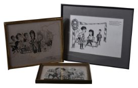 ESTATE OF JOHN CHALLIS - VINTAGE CARTOONS FEATURING CHALLIS