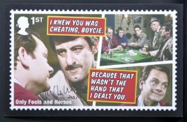 ESTATE OF JOHN CHALLIS - ONLY FOOLS & HORSES SIGNED STAMP BOARD