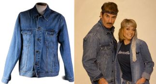 ESTATE OF JOHN CHALLIS - GREEN GREEN GRASS DENIM JACKET PROP