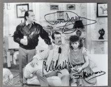 ONLY FOOLS & HORSES - TRIPLE AUTOGRAPHED 8X10