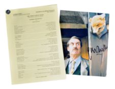 ESTATE OF JOHN CHALLIS - GREEN GREEN GRASS SCRIPT