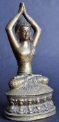 19TH CENTURY CHINESE BRONZE FIGURE OF BUDDHA