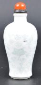 19TH CENTURY CHINESE CELADON GROUND SNUFF BOTTLE