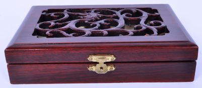 EDWARDIAN CHINESE BAMBOO & BONE MAHJONG GAME