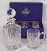 ASSORTMENT OF EDINBURGH CRYSTALL GLASS ITEMS