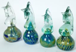 MDINA - STUDIO ART GLASS - HORSE PAPERWEIGHTS