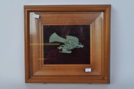 EARLY 20TH CENTURY JAPANESE BRONZE MASK PLAQUE