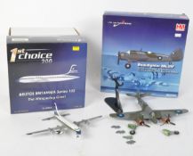 TWO DIECAST MODEL AEROPLANES
