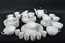VINTAGE ROYAL DOULTON 'BAMBOO' TEA SERVICE
