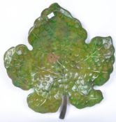 COLD PAINTED BRONZE LEAF CENTREPIECE BOWL