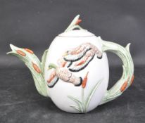POND SCENE CARLTON WARE STYLE TEAPOT